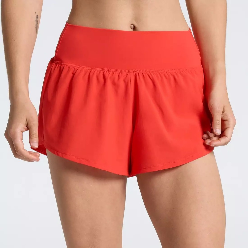 DSG Stride High-Rise Shorts Cabana Cherry Ice Red Womens XS DAW14103 NWT